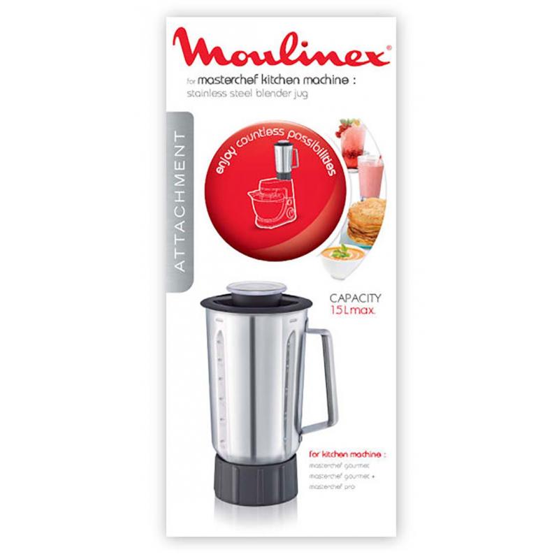 Bol Blender Inox Robot Masterchef Gourmet Moulinex XF636DB1