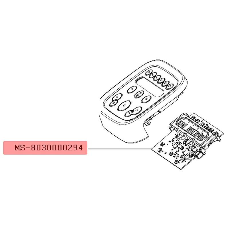 Carte électronique avec afficheur robot companion xl Moulinex MS-8030000294