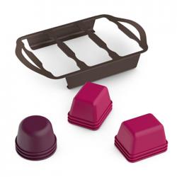 Moule silicone muffin pour cuiseur Cake Factory Tefal TS-01042820 ou  TS-01042821